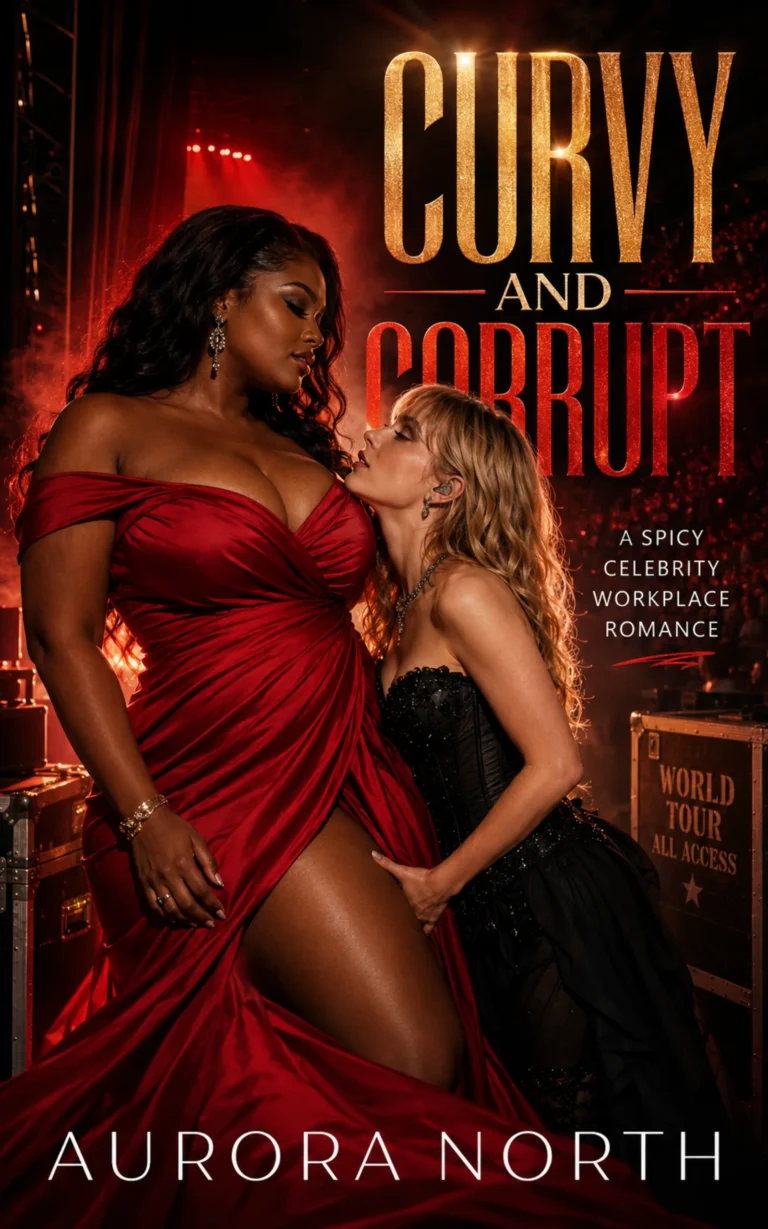 Curvy & Corrupt by Aurora North - FF Sapphic Celebrity Romance book cover