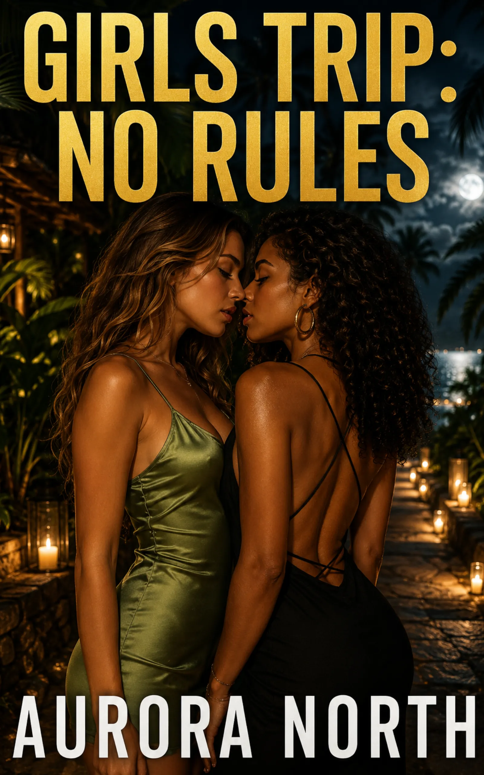 Girls Trip No Rules by Aurora North - FF Sapphic Romance book cover