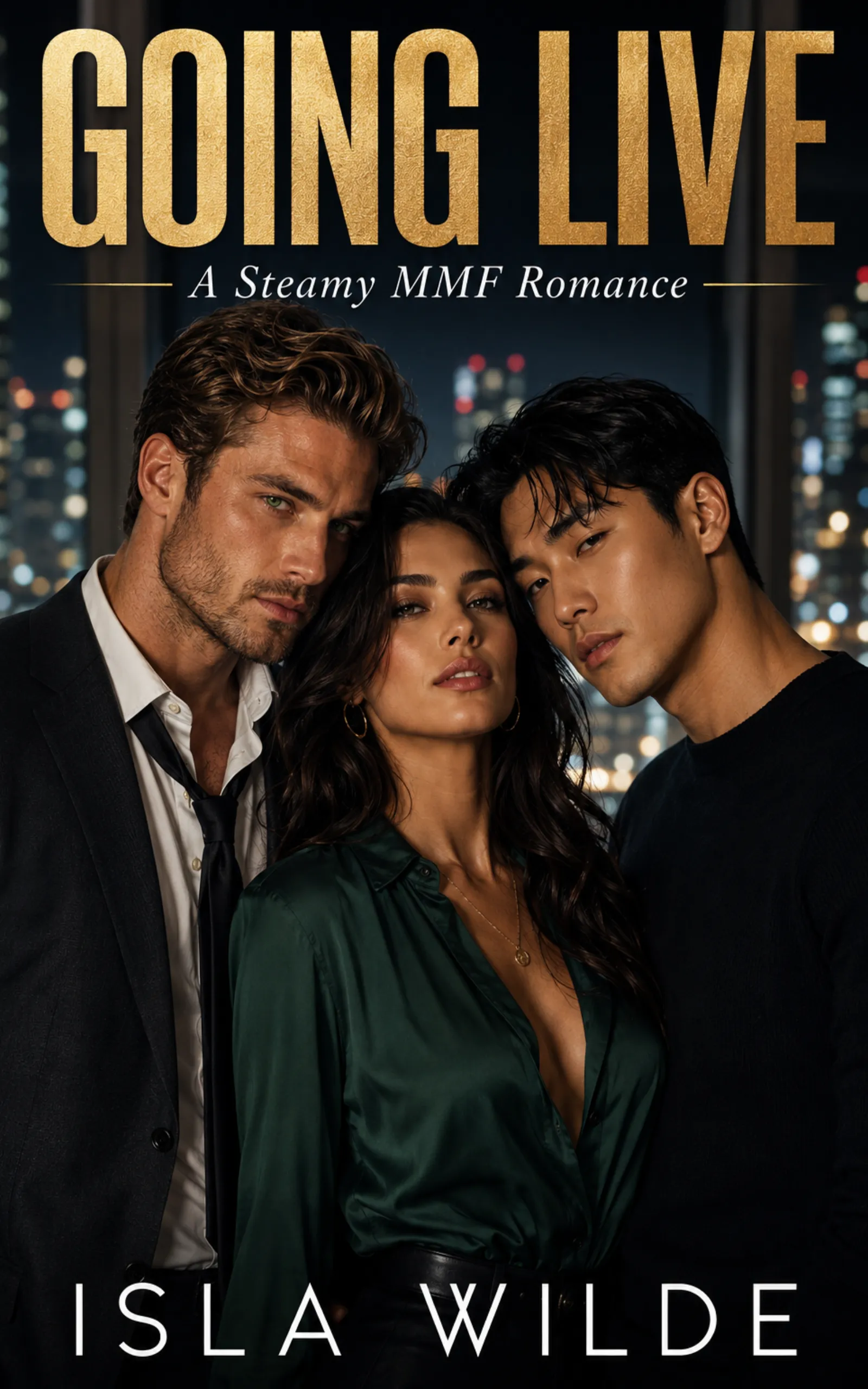 Going Live by Isla Wilde - MMF Streamer Romance book cover