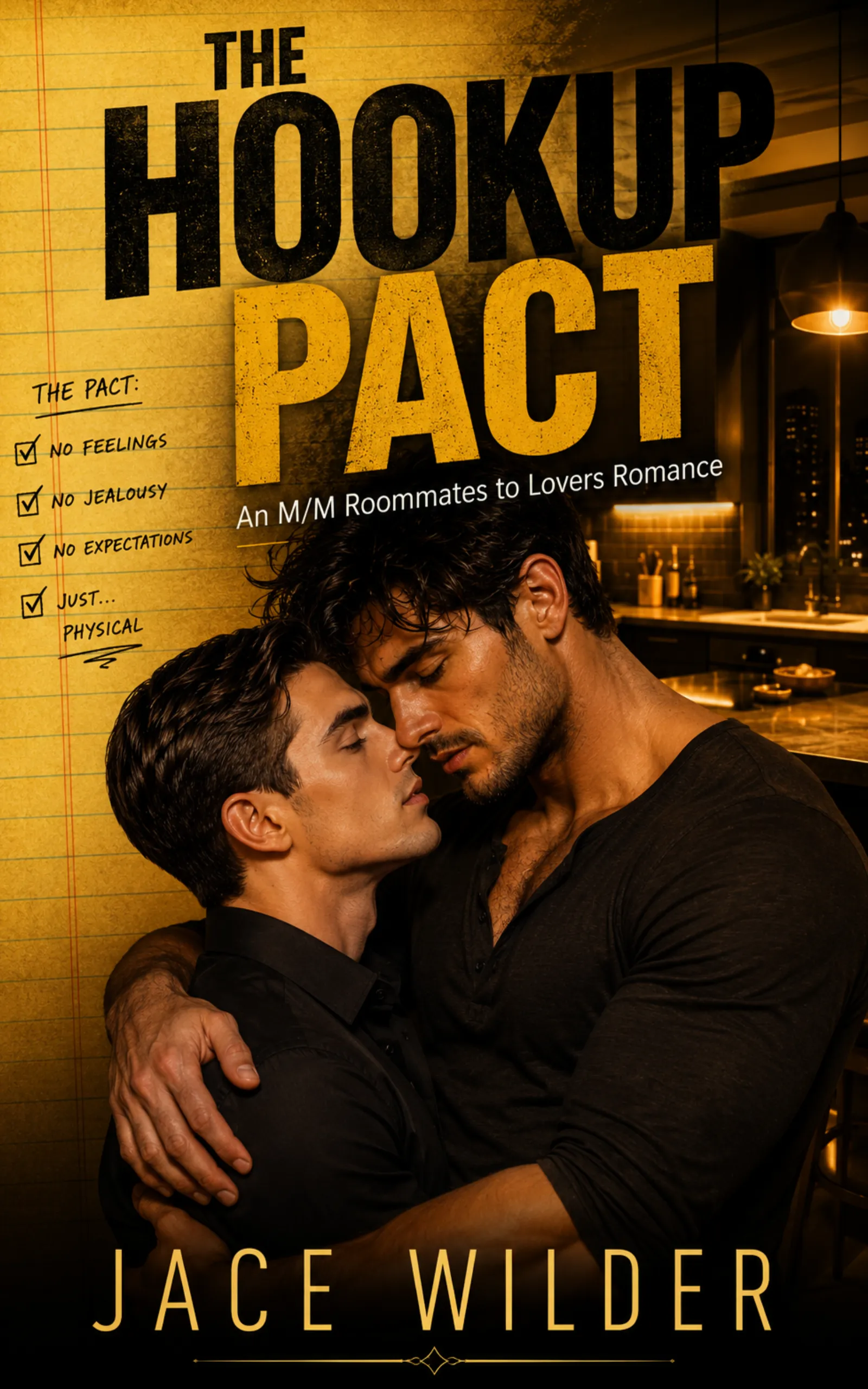 Hookup Pact by Jace Wilder - MM Contemporary Romance book cover