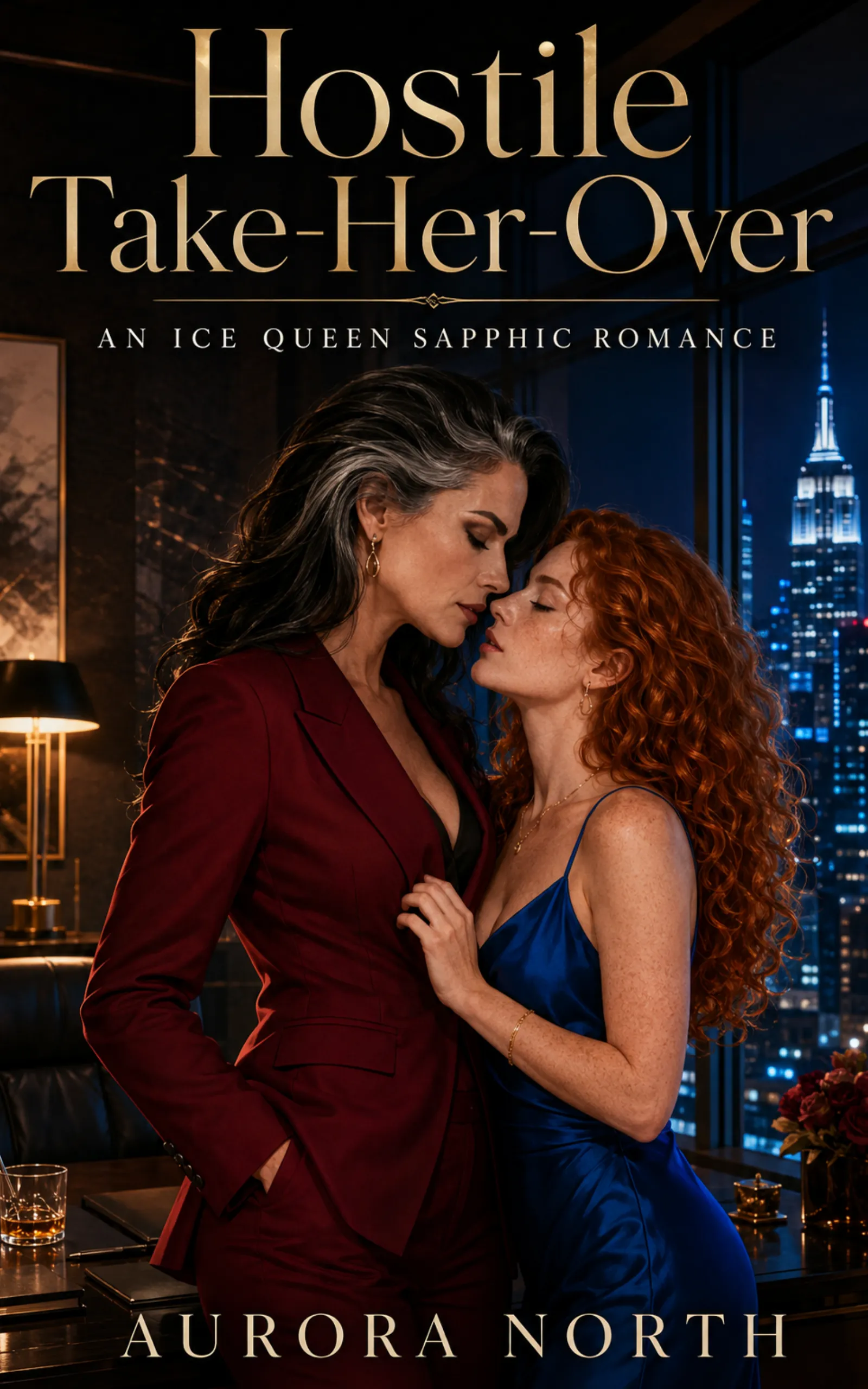 Hostile Take-Her-Over book cover by Aurora North