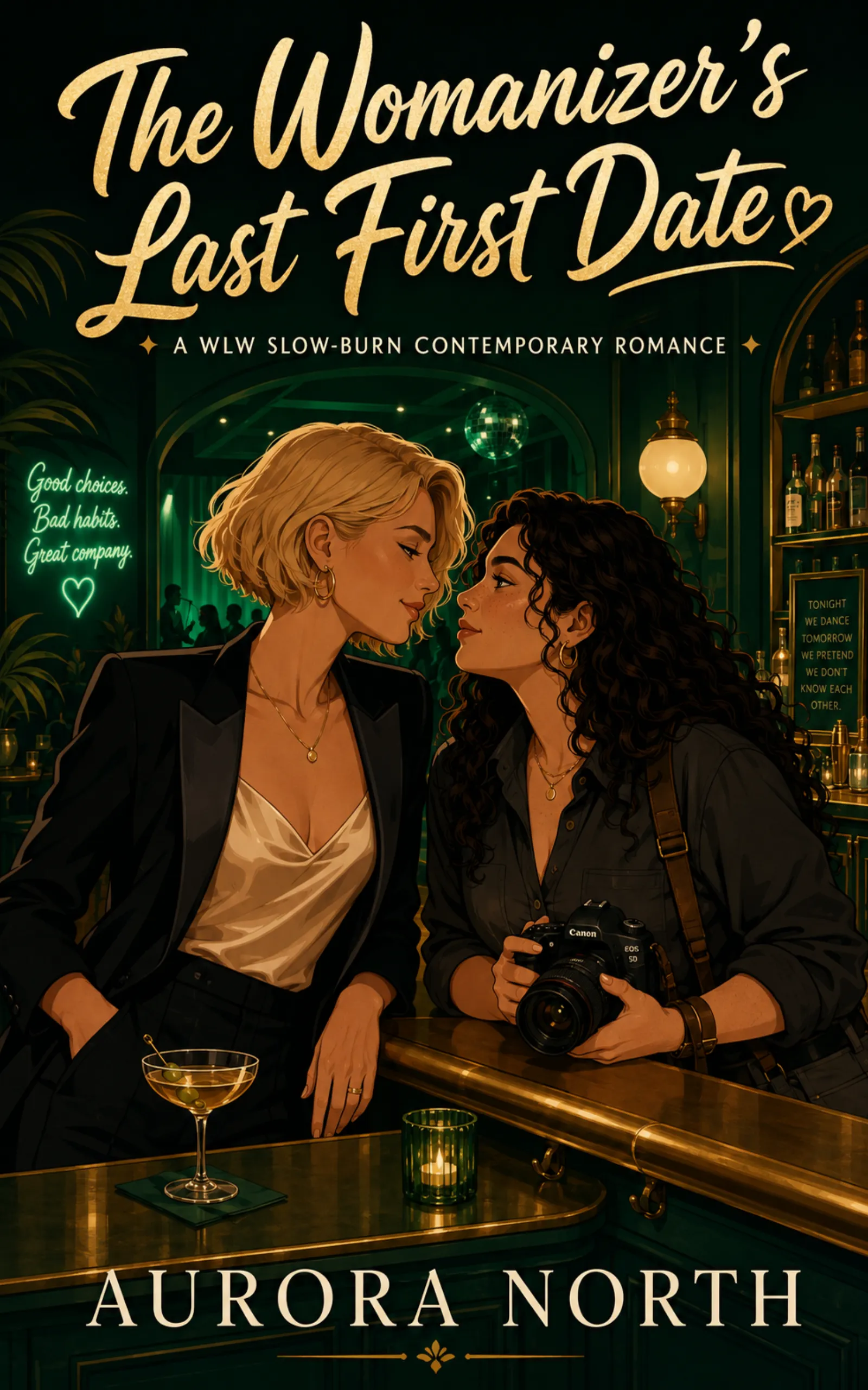 The Womanizer's Last First Date book cover by Aurora North