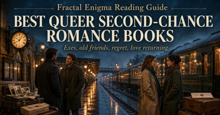 Best queer second-chance romance books reading guide with emotional reunions at a rainy train station