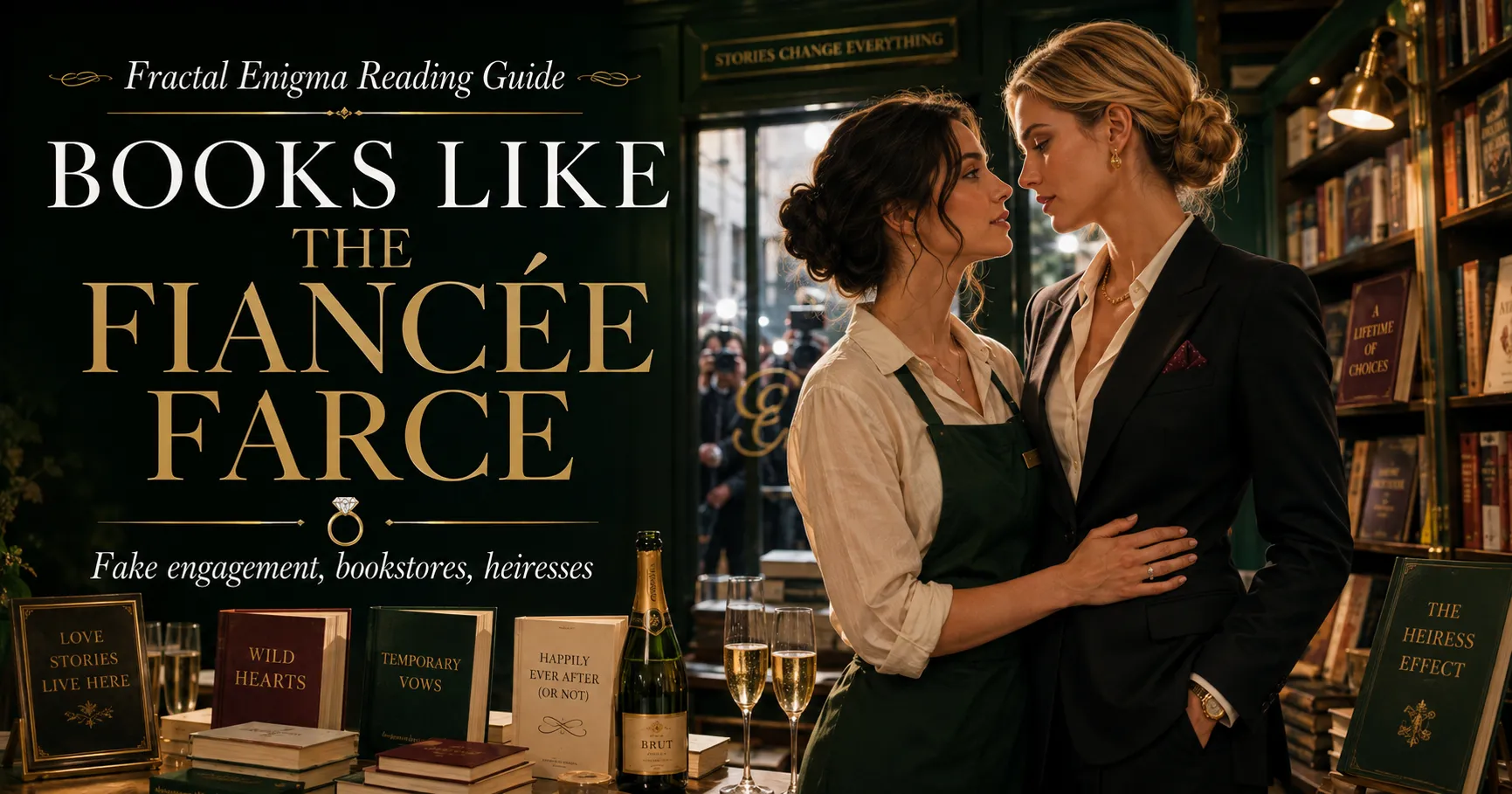 Books Like The Fiancée Farce sapphic fake engagement reading guide
