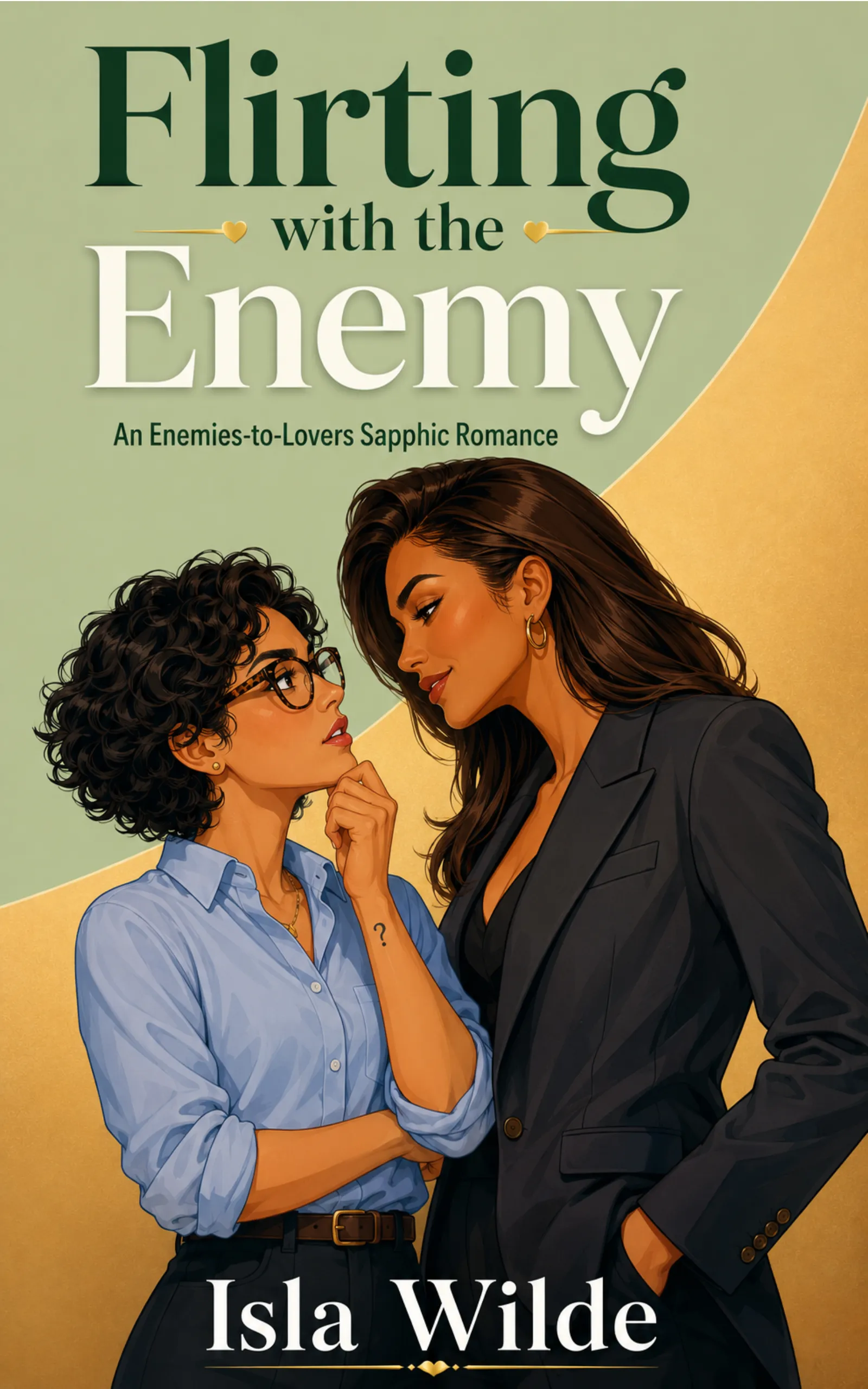 Flirting with the Enemy book cover by Isla Wilde
