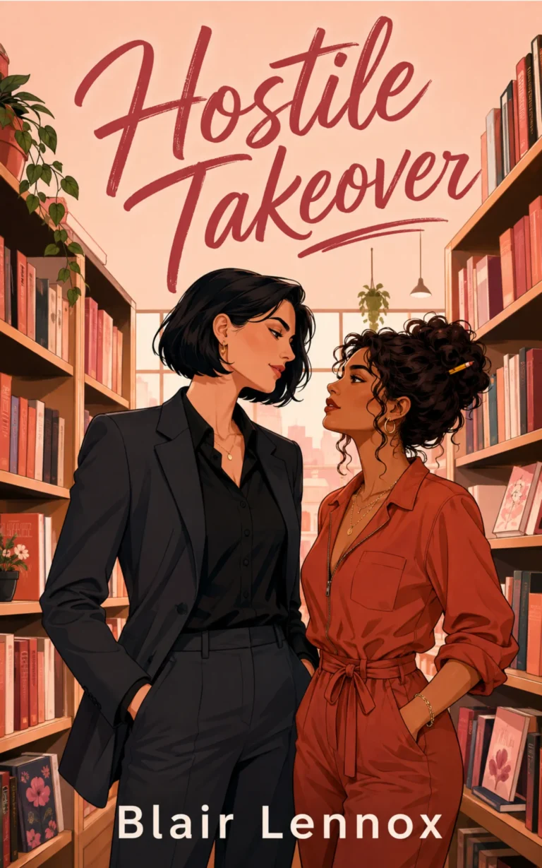 Hostile Takeover book cover by Blair Lennox