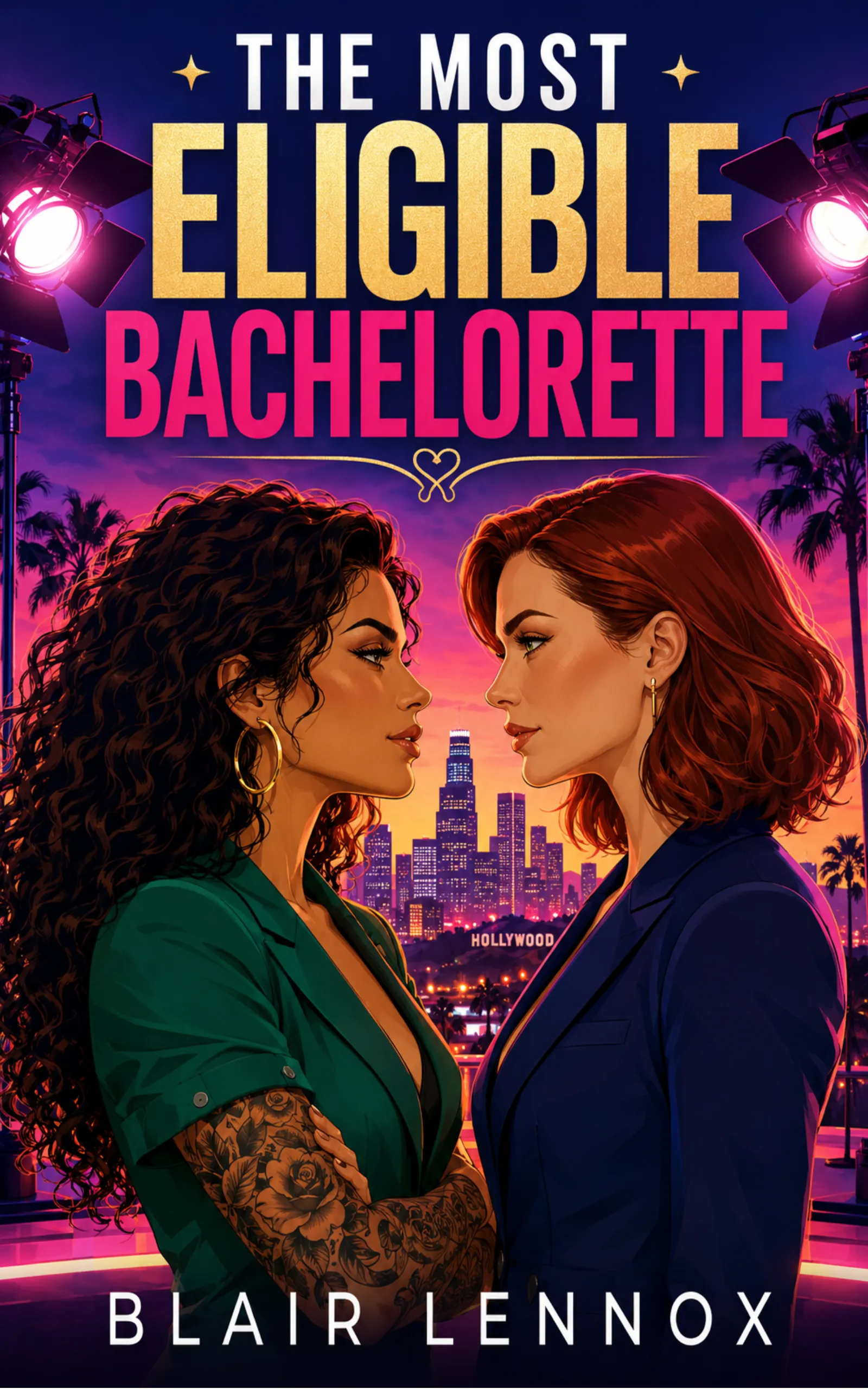 The Most Eligible Bachelorette book cover by Blair Lennox