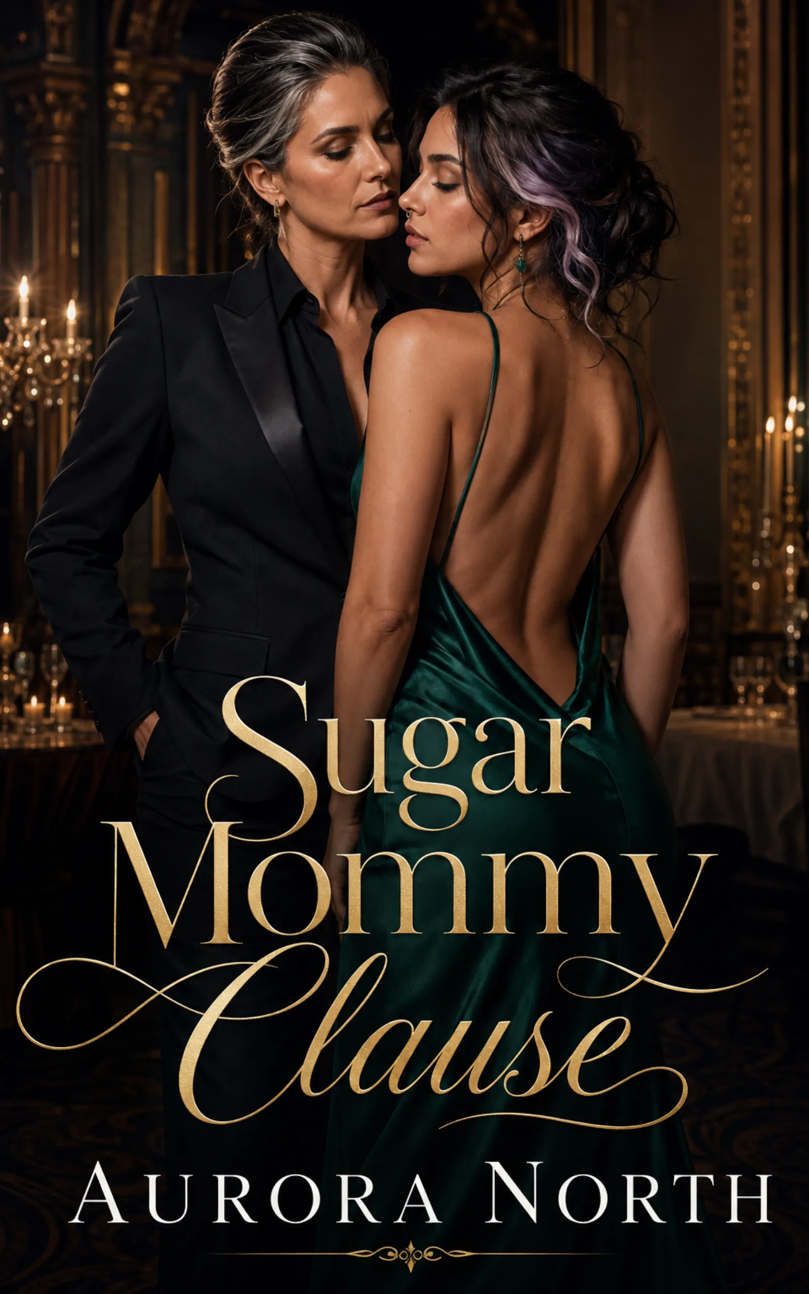 Sugar Mommy Clause book cover by Aurora North
