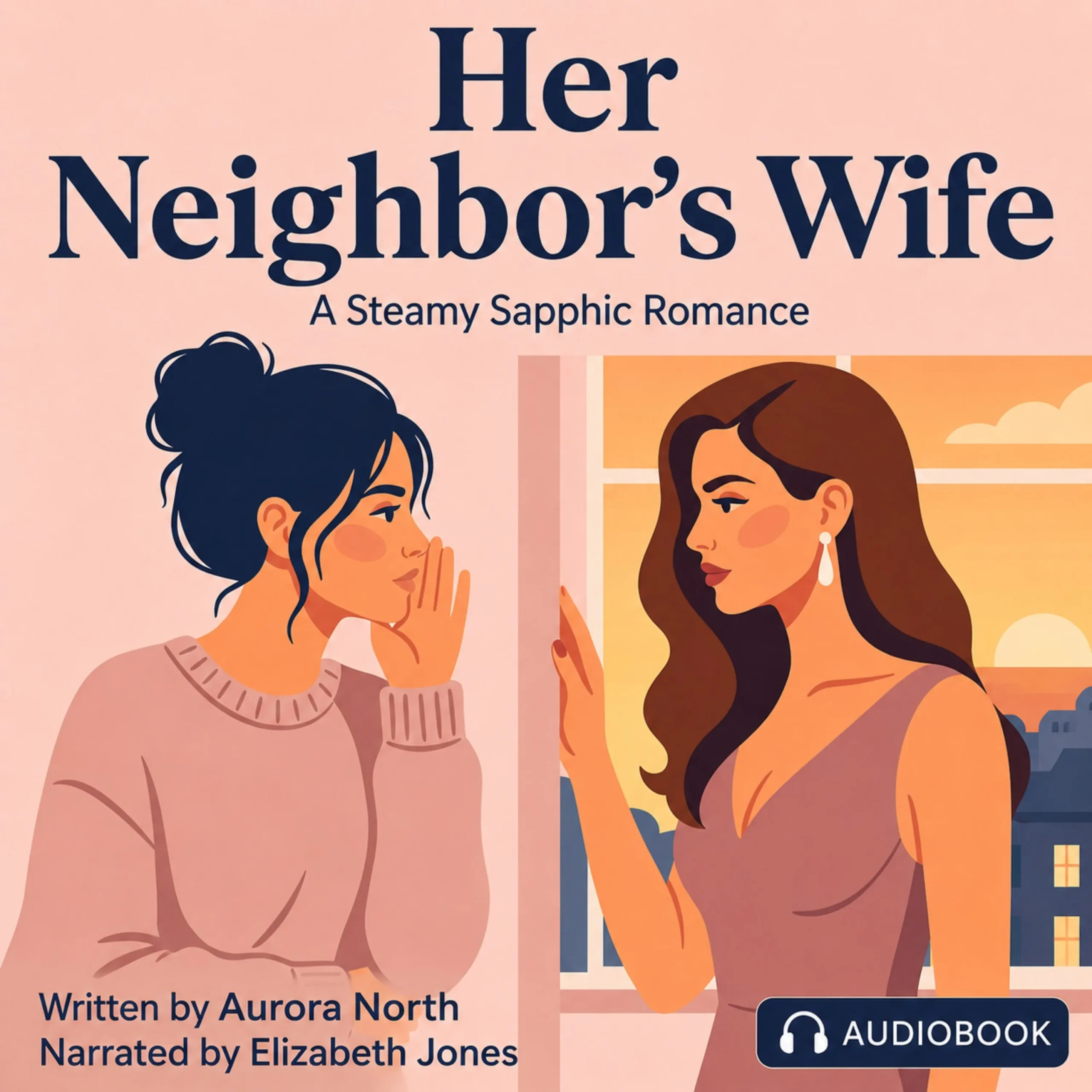 Her Neighbor's Wife audiobook, written by Aurora North and narrated by Elizabeth Jones