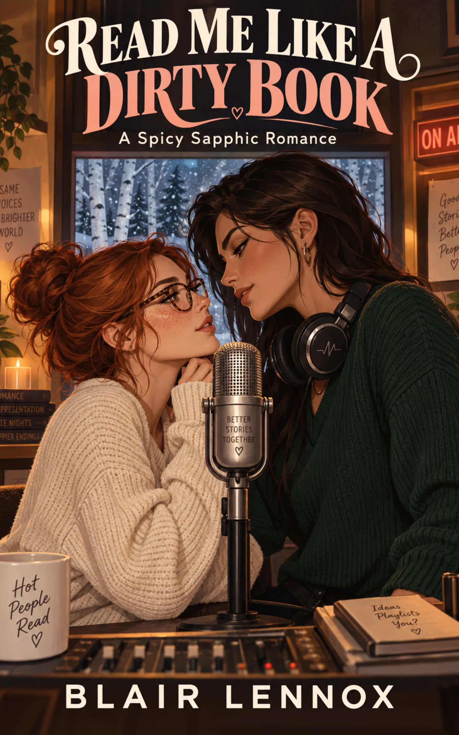 Read Me Like a Dirty Book cover by Blair Lennox