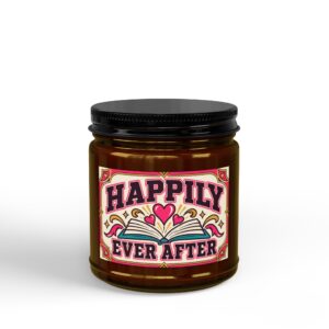 Happily Ever After Candle — Romance Reader Scented Soy Candle, 4oz & 9oz