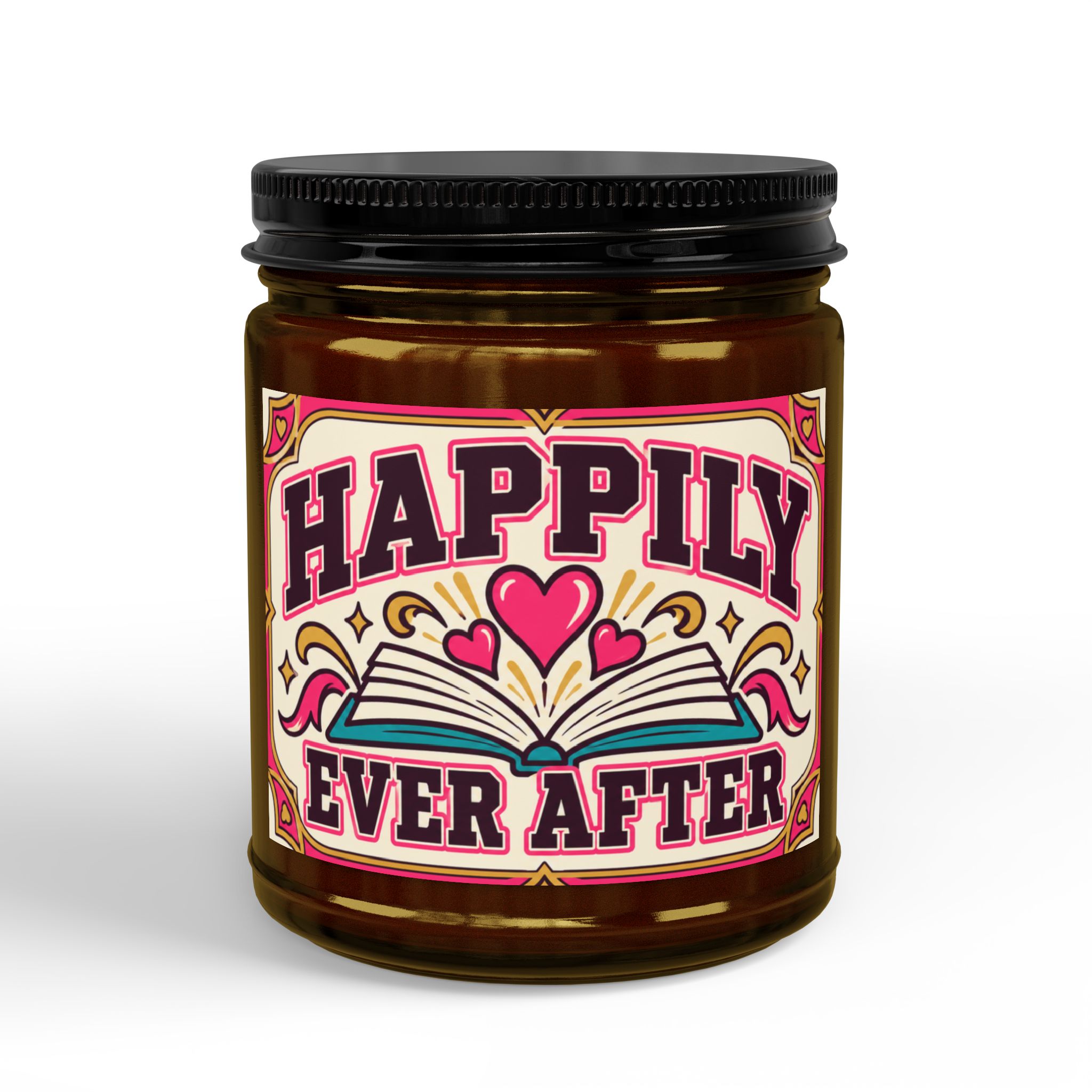 Happily Ever After Candle — Romance Reader Scented Soy Candle, 4oz & 9oz - Image 3