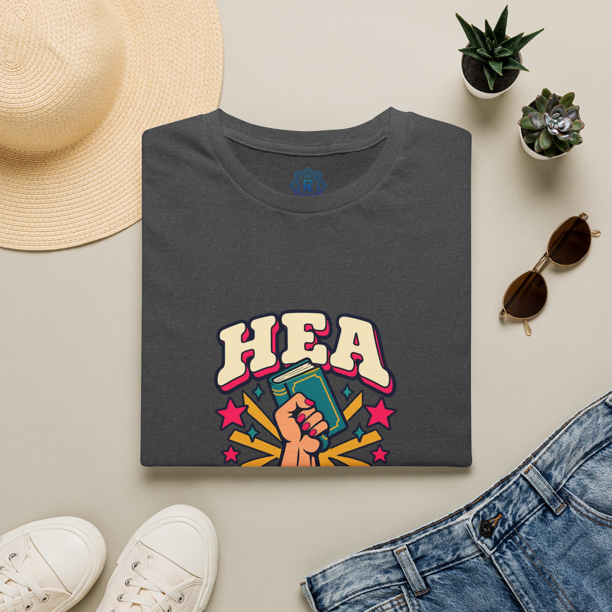 HEA or I Riot Tee — Romance Reader Graphic T-Shirt, Unisex Softstyle - Image 4