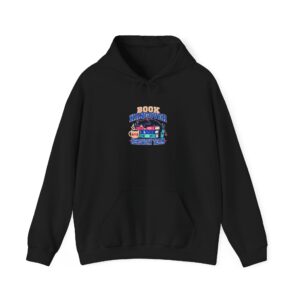 Book Hangover Recovery Team Hoodie — Book Lover Graphic Hooded Sweatshirt, Unisex
