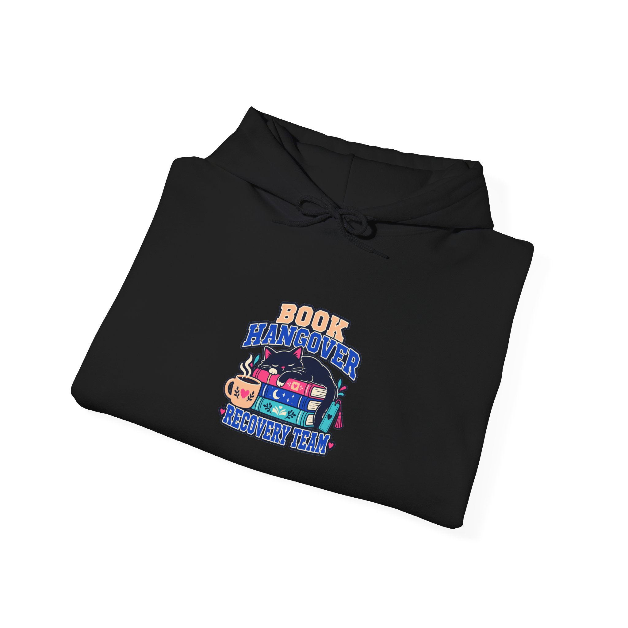 Book Hangover Recovery Team Hoodie — Book Lover Graphic Hooded Sweatshirt, Unisex - Image 4
