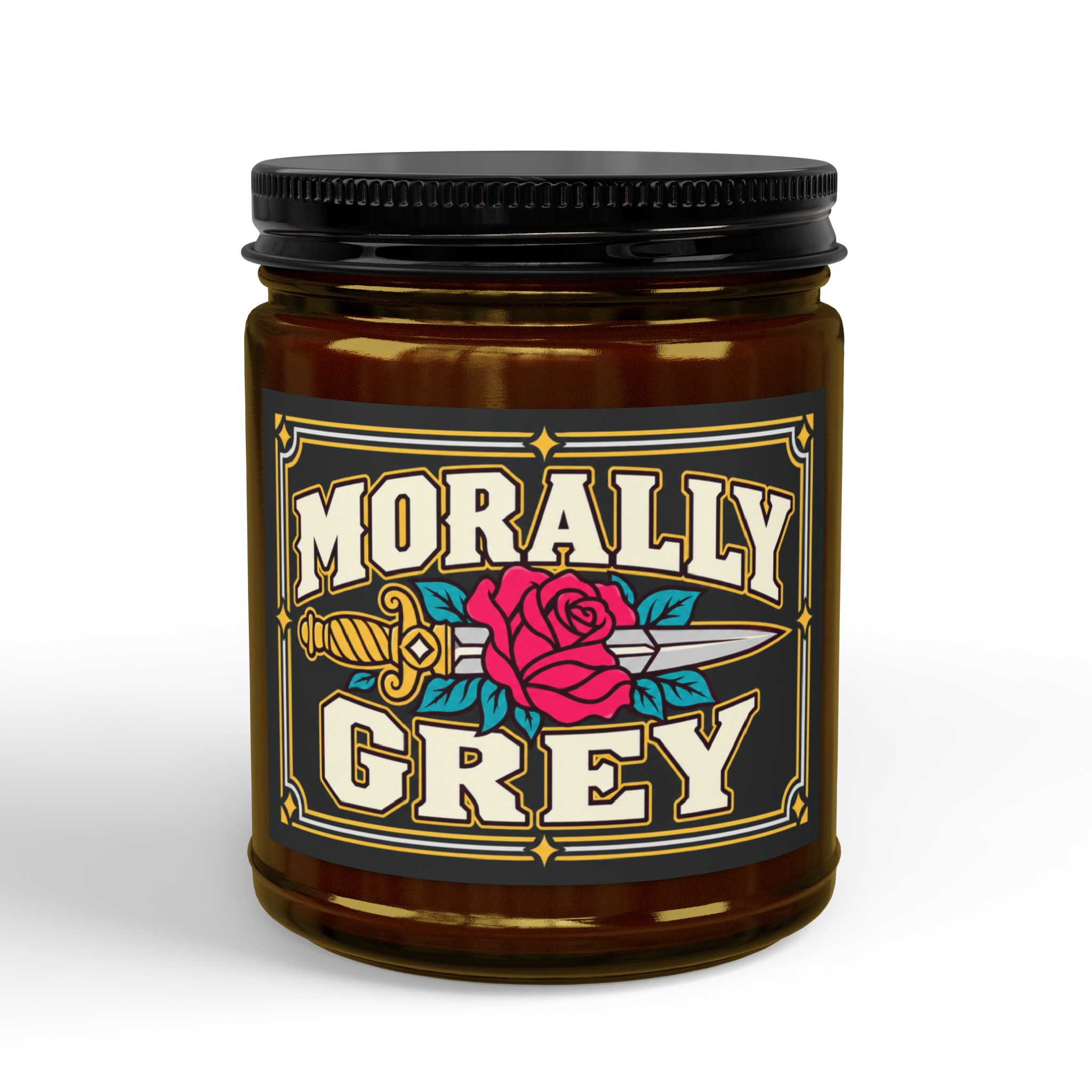 Morally Grey Candle — Dark Romance Scented Soy Candle, 4oz & 9oz - Image 3