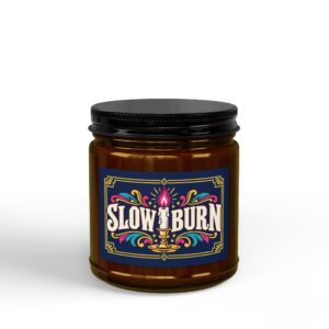 Slow Burn Candle — Romance Trope Scented Soy Candle, 4oz & 9oz