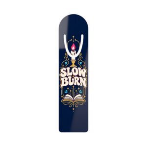 Slow Burn Bookmark — Aluminum Bookmark for Romance Readers