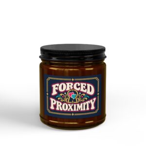 Forced Proximity Candle — Romance Trope Scented Soy Candle, 4oz & 9oz