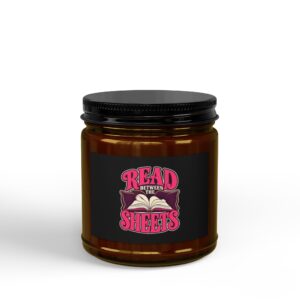 Read Between the Sheets Candle — Spicy Romance Reader Scented Soy Candle, 4oz & 9oz