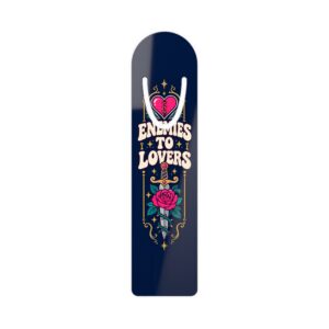 Enemies to Lovers Bookmark — Aluminum Bookmark for Romance Readers