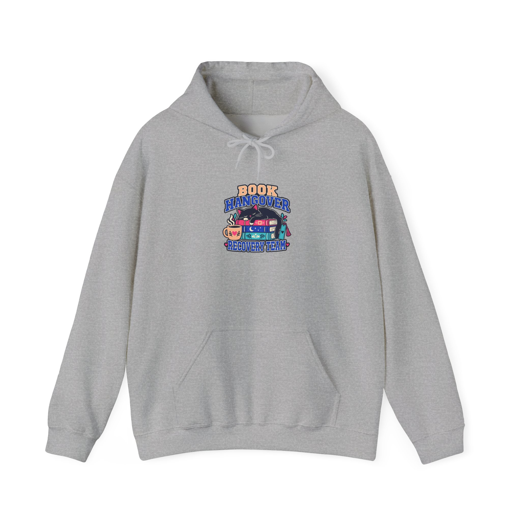 Book Hangover Recovery Team Hoodie — Book Lover Graphic Hooded Sweatshirt, Unisex - Image 9