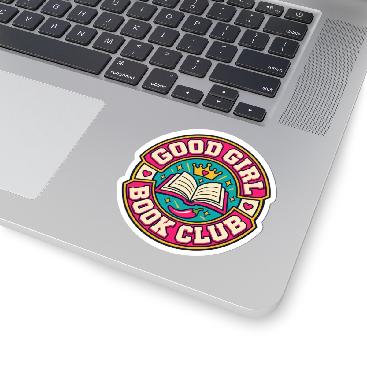 Good Girl Book Club Sticker — Spicy Romance Reader Kiss-Cut Vinyl Sticker - Image 5