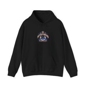 After Hours Reading Club Hoodie — Fractal Enigma Graphic Hooded Sweatshirt, Unisex