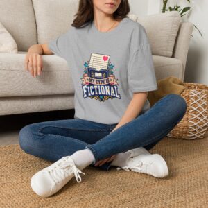 My Type Is Fictional Tee — Romance Reader Graphic T-Shirt, Unisex Softstyle