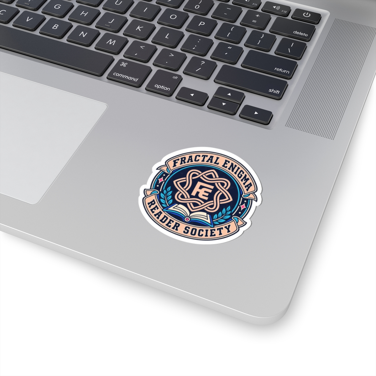 Fractal Enigma Reader Society Sticker — Official Reader Club Kiss-Cut Vinyl Sticker - Image 2