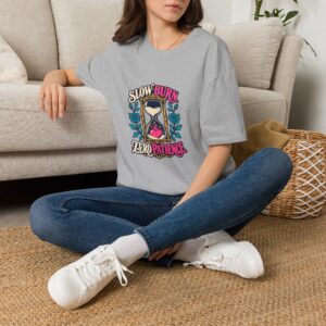 Slow Burn, Zero Patience Tee — Slow Burn Romance Reader Graphic T-Shirt, Unisex Softstyle