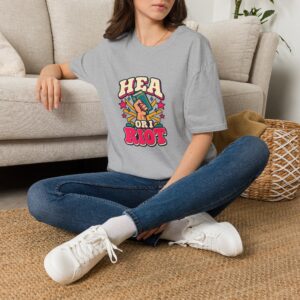 HEA or I Riot Tee — Romance Reader Graphic T-Shirt, Unisex Softstyle