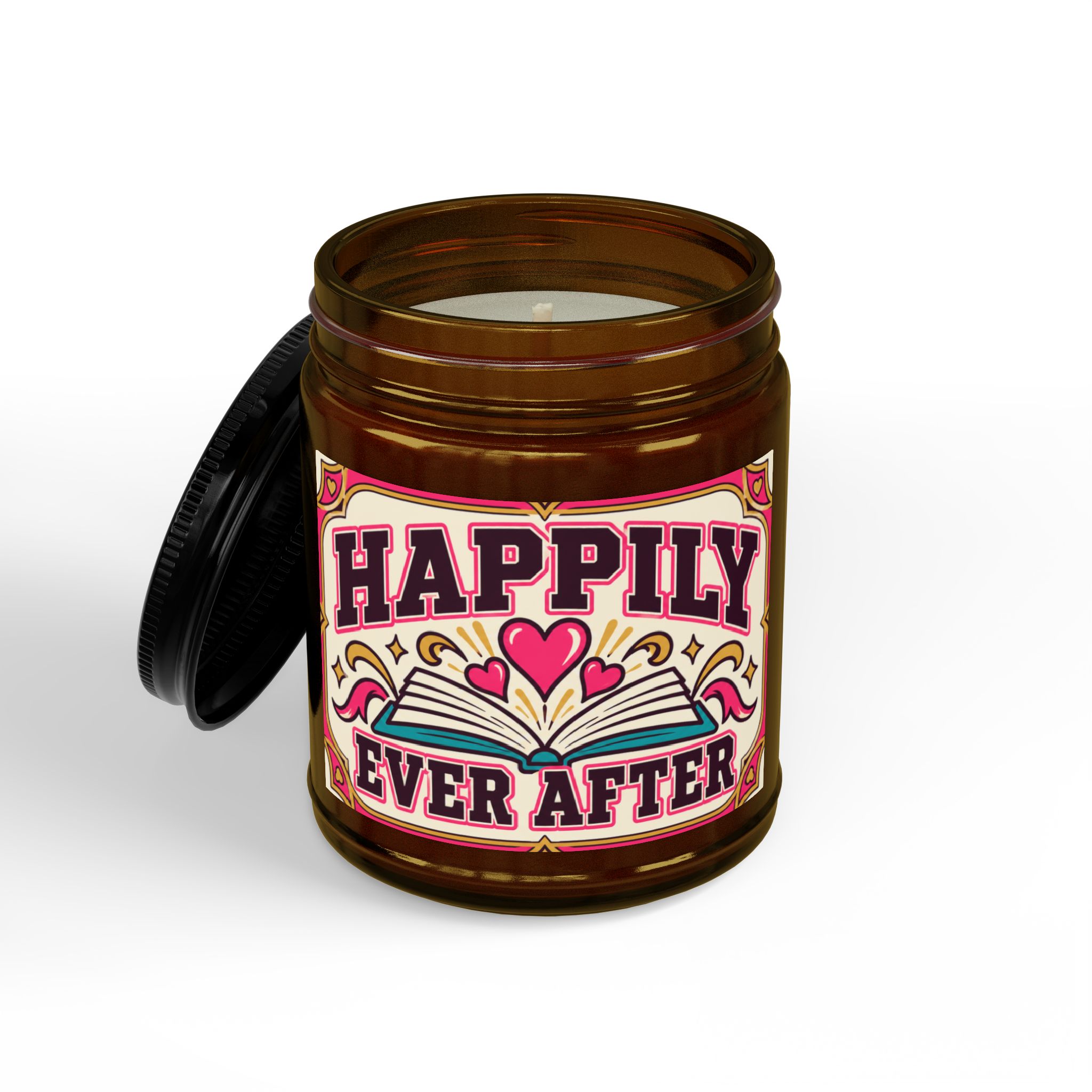 Happily Ever After Candle — Romance Reader Scented Soy Candle, 4oz & 9oz - Image 4