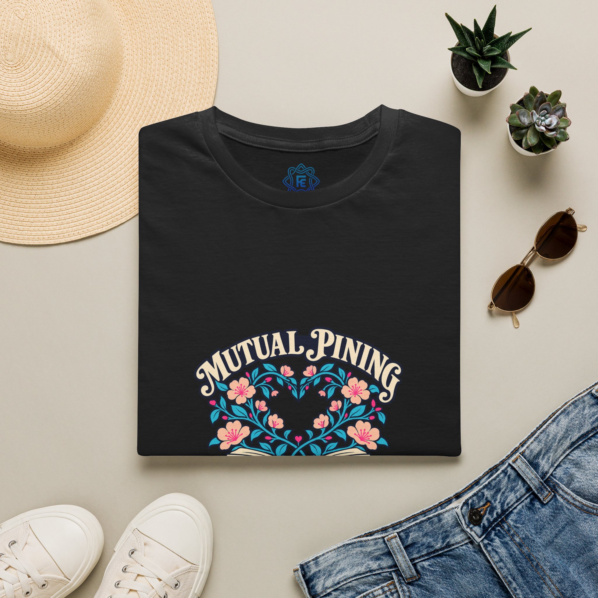 Mutual Pining Society Tee — Slow Burn Romance Reader Graphic T-Shirt, Unisex Softstyle - Image 8