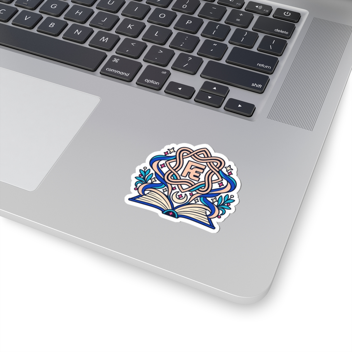 Story Portal Sticker — Fractal Enigma Emblem Kiss-Cut Vinyl Sticker - Image 2