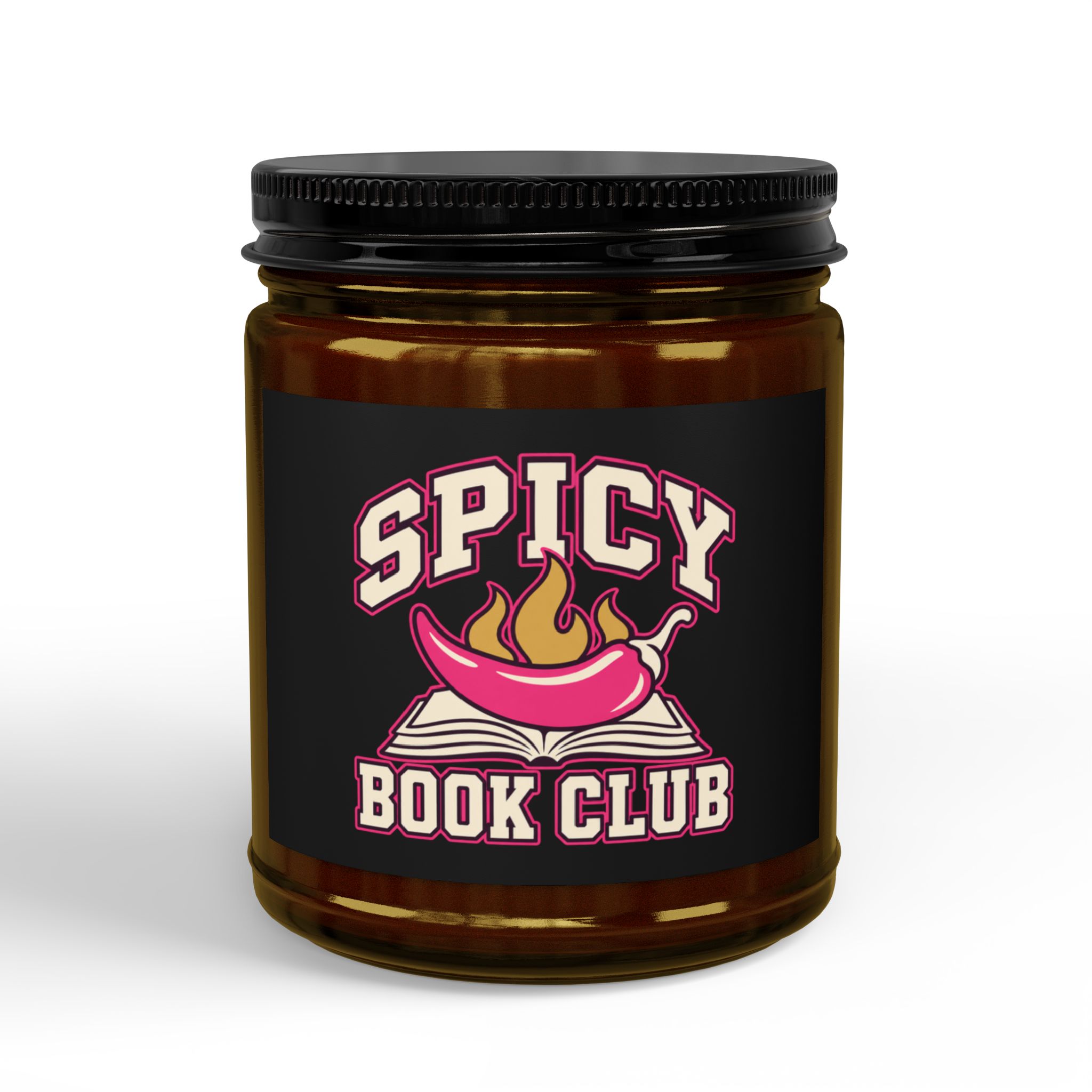 Spicy Book Club Candle — Romance Reader Scented Soy Candle, 4oz & 9oz - Image 3