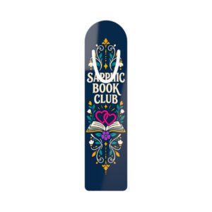 Sapphic Book Club Bookmark — Aluminum Bookmark for Romance Readers
