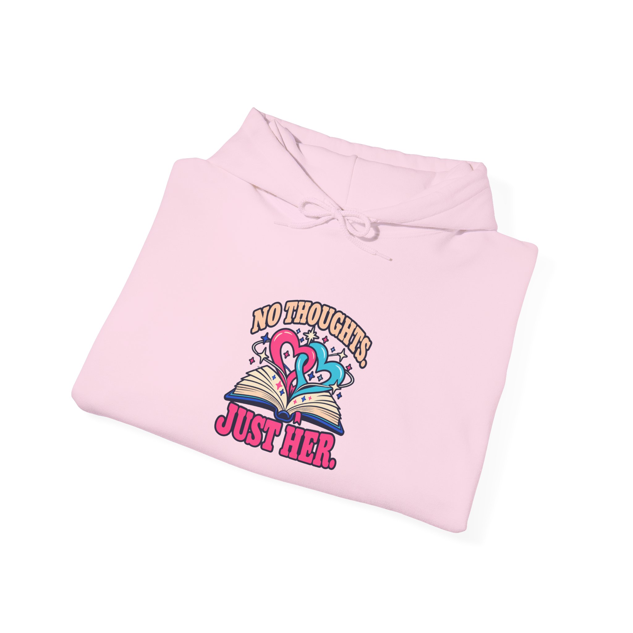 No Thoughts, Just Her Hoodie — Sapphic Romance Reader Graphic Hooded Sweatshirt, Unisex - Image 20