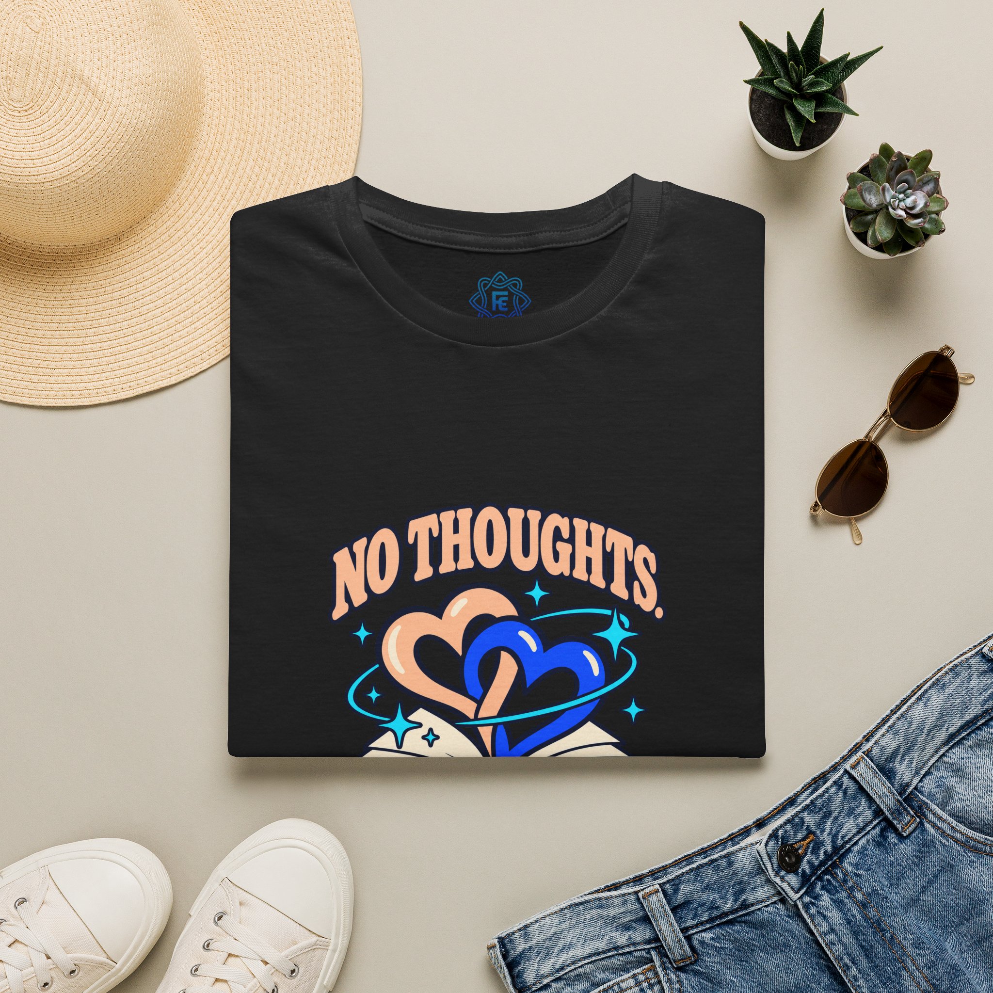No Thoughts, Just Him Tee — Romance Reader Graphic T-Shirt, Unisex Softstyle - Image 8