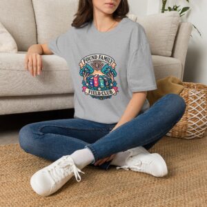 Found Family Field Club Tee — Fractal Enigma Graphic T-Shirt, Unisex Softstyle