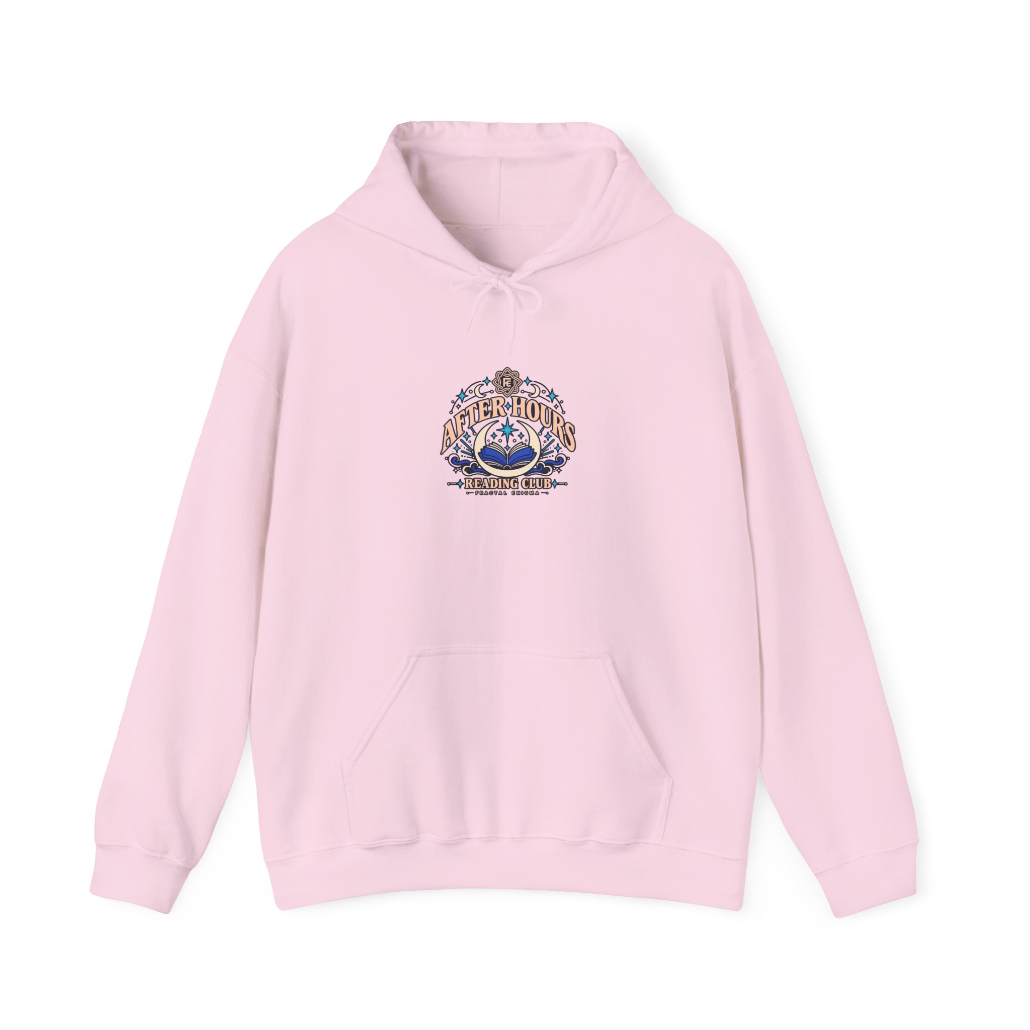 After Hours Reading Club Hoodie — Fractal Enigma Graphic Hooded Sweatshirt, Unisex - Image 17