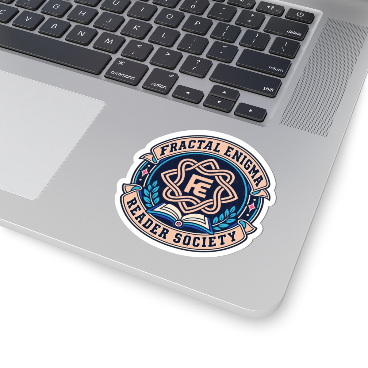 Fractal Enigma Reader Society Sticker — Official Reader Club Kiss-Cut Vinyl Sticker - Image 5