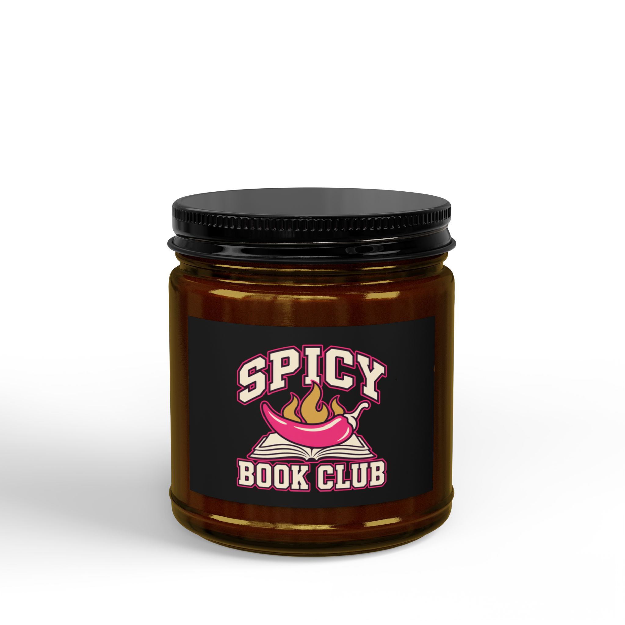 Spicy Book Club Candle — Romance Reader Scented Soy Candle, 4oz & 9oz