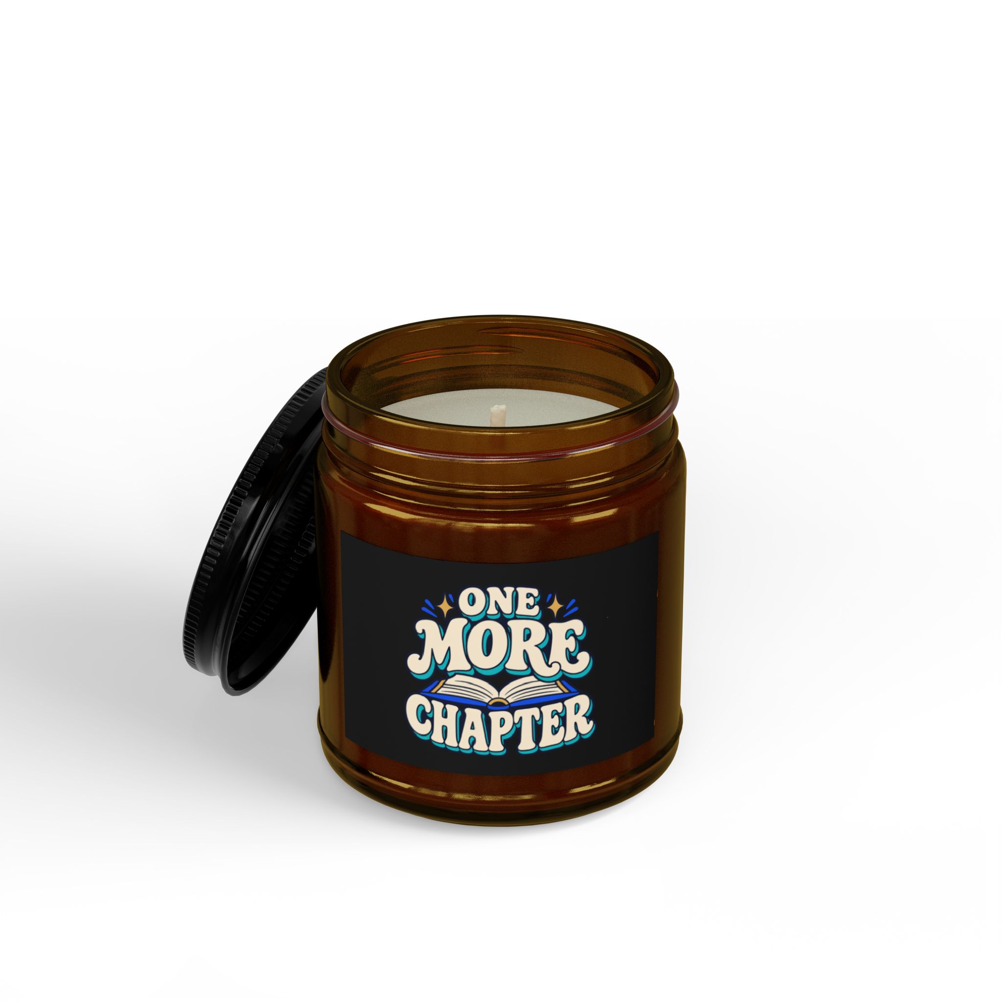 One More Chapter Candle — Bookish Scented Soy Candle, 4oz & 9oz - Image 2