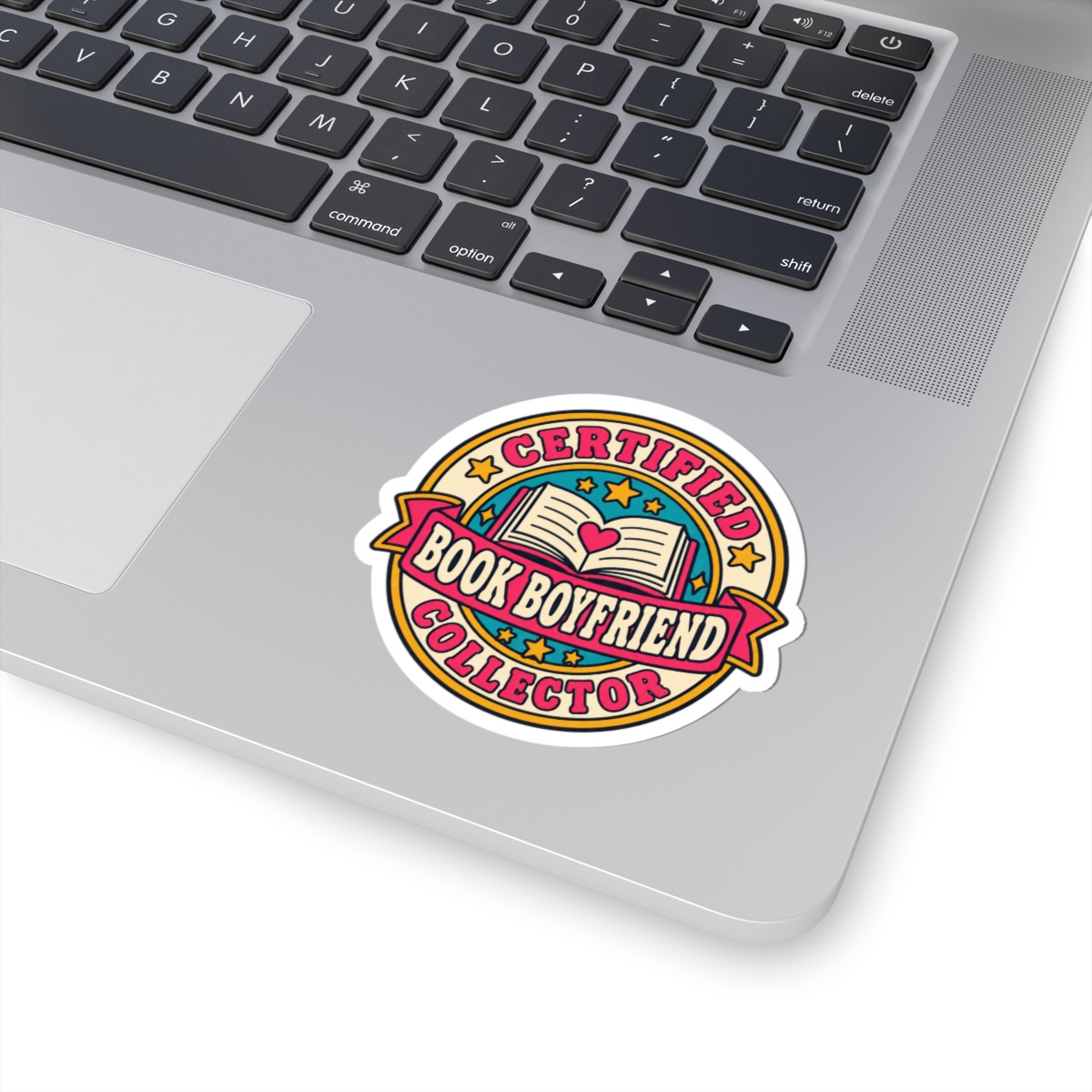 Certified Book Boyfriend Collector Sticker — Romance Reader Kiss-Cut Vinyl Sticker - Image 5