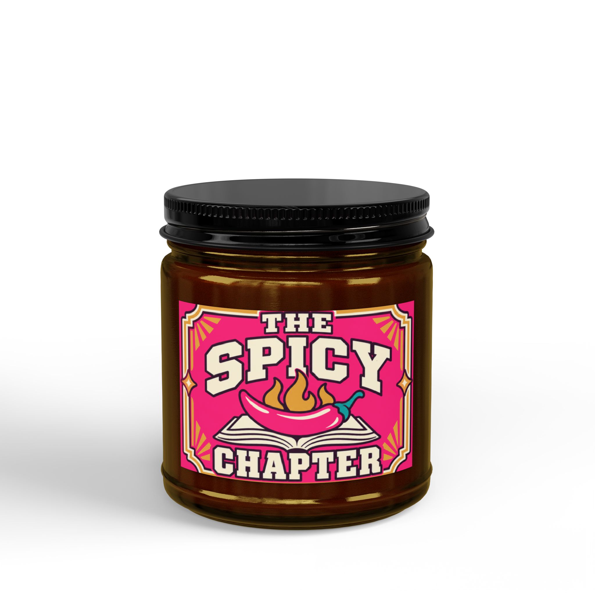 The Spicy Chapter Candle — Romance Reader Scented Soy Candle, 4oz & 9oz