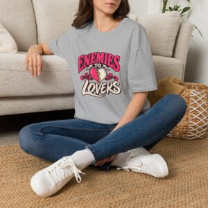 Enemies to Lovers Tee — Romance Trope Graphic T-Shirt, Unisex Softstyle