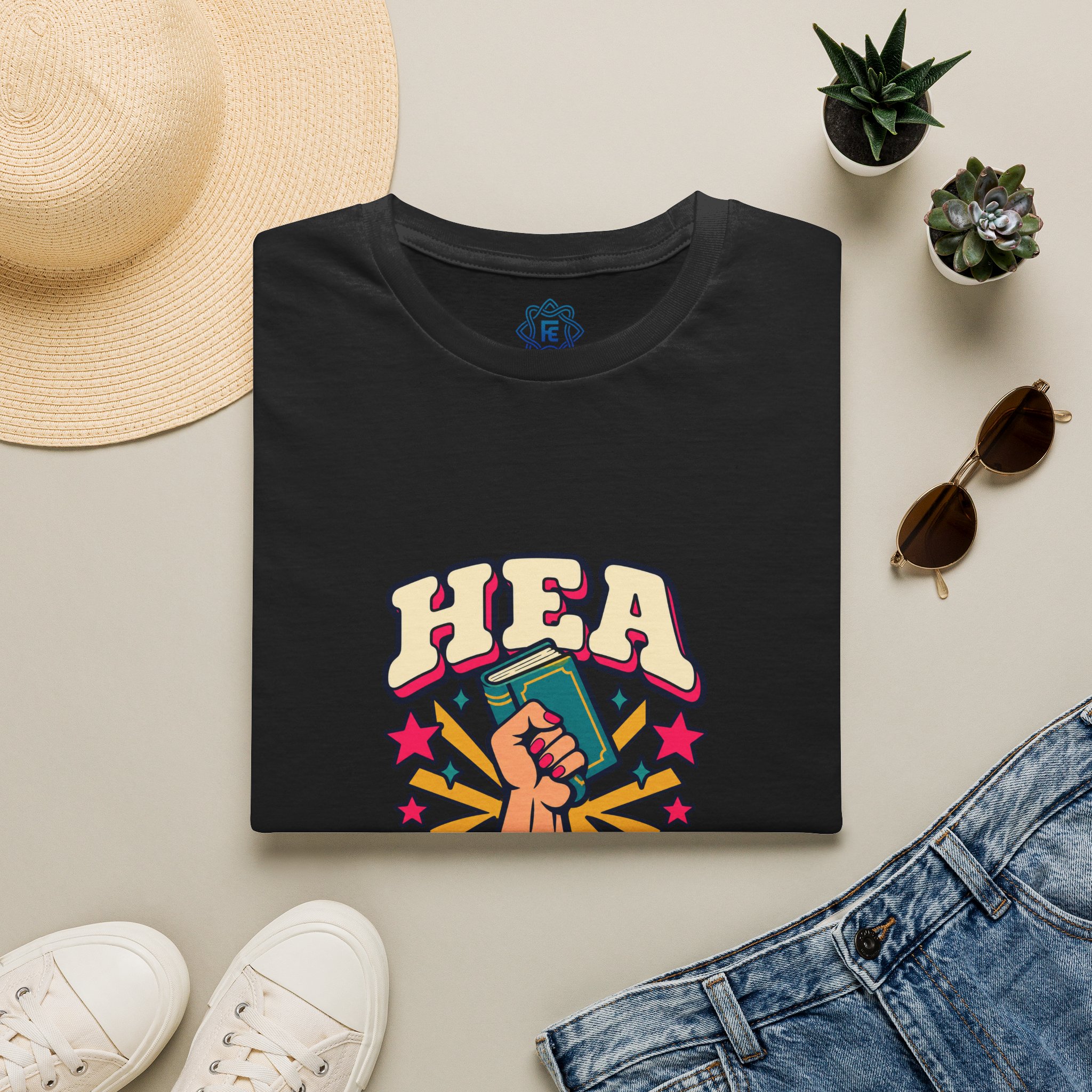 HEA or I Riot Tee — Romance Reader Graphic T-Shirt, Unisex Softstyle - Image 8