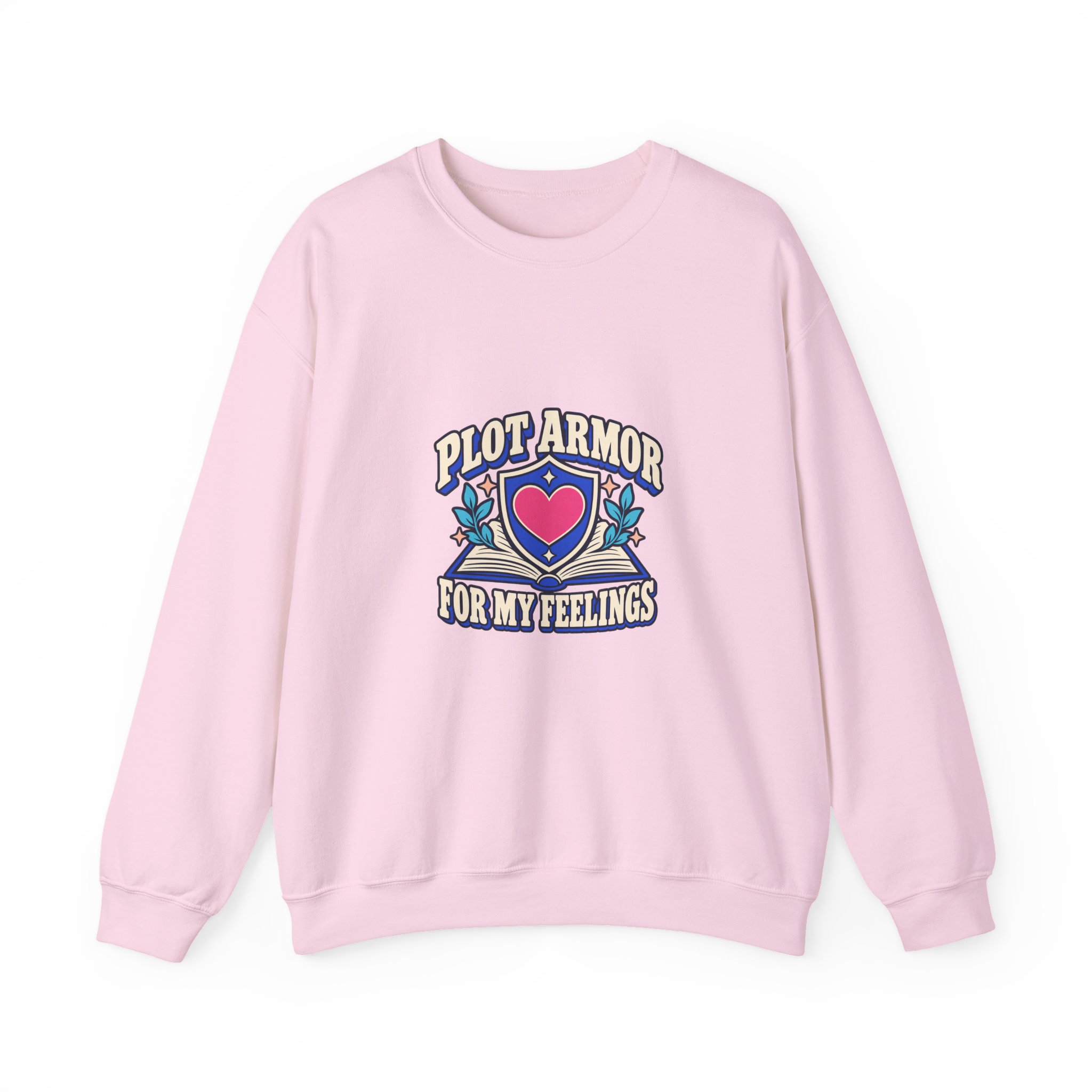 Plot Armor for My Feelings Crewneck Sweatshirt — Book Lover Graphic Sweatshirt, Unisex - Image 17
