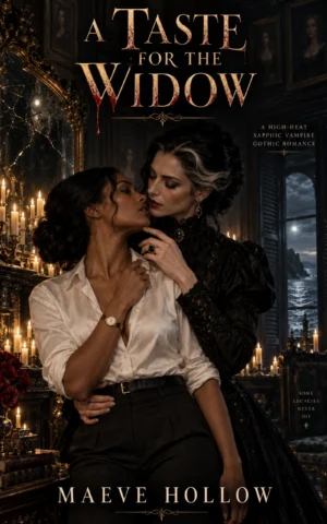 A Taste for the Widow book cover by Maeve Hollow